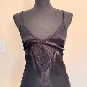 Zara Black satin  Dress